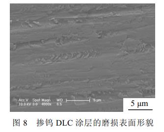 钨含量和摩擦条件对掺钨DLC涂层摩擦性能的影响